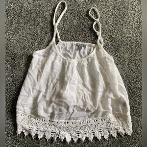 Cute white summer-top